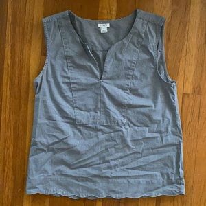 J Crew Gingham Checked Tank Top
